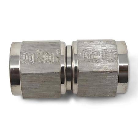 6 AN FeMale Straight To AN FeMale Adapter Endura Finish