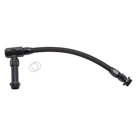 Carb Fuel Hose Kit - 6 Dual Inlet, Holley 4150 Series, Without Gauge, Proclassic II Finish