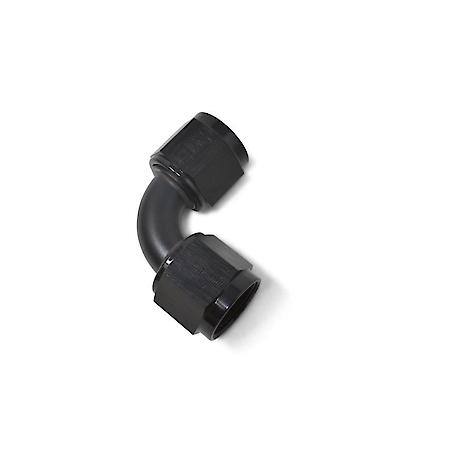 10 AN FeMale 90 Deg To AN FeMale Adapter Black Anodized