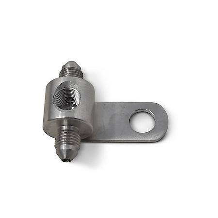 3 AN Male To 3 AN Male with 1/8" NPT FeMale Port Brake Safety Switch Junction Stainless Steel Natural