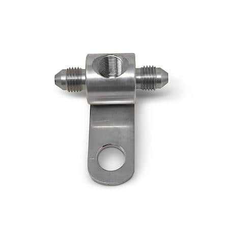 3 AN Male To 3 AN Male with 1/8" NPT FeMale Port Brake Safety Switch Junction Stainless Steel Natural