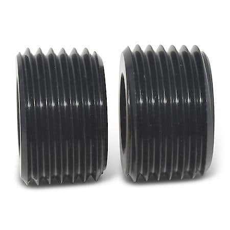 1/4" NPT Internal Wrenching Plug Black Anodized Qty: 2