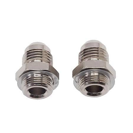 6 AN Male To 9/16-24 Male Carb Adapter Endura Finish Qty: 2