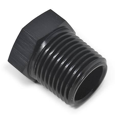 3/8" NPT Male To 1/8" NPT FeMale Bushing Black Anodized