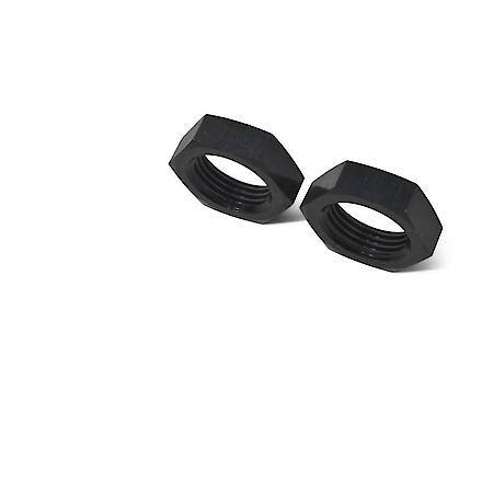8 AN Bulkhead Nut Black Anodized