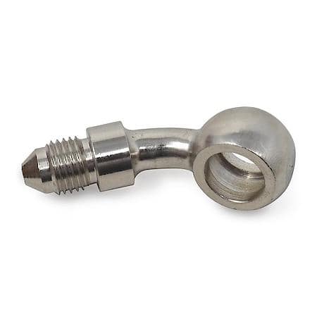 3 AN Male 35 Deg To 3/8" (10mm) Banjo Steel Endura Finish