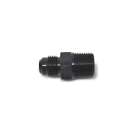 4 AN Male Straight To 1/8" NPT Male Adapter Black Anodized