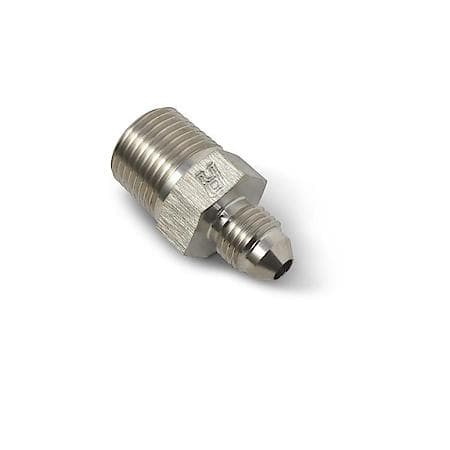 4 AN Male Straight To 3/8" NPT Male Adapter Endura Finish
