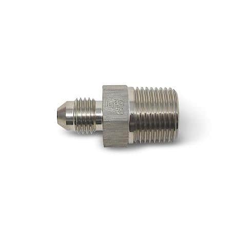 4 AN Male Straight To 3/8" NPT Male Adapter Endura Finish