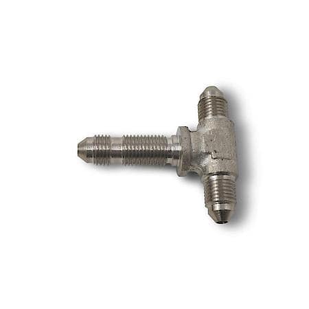 3 AN Male Brake Adapter Bulkhead Tee Steel Endura Finish