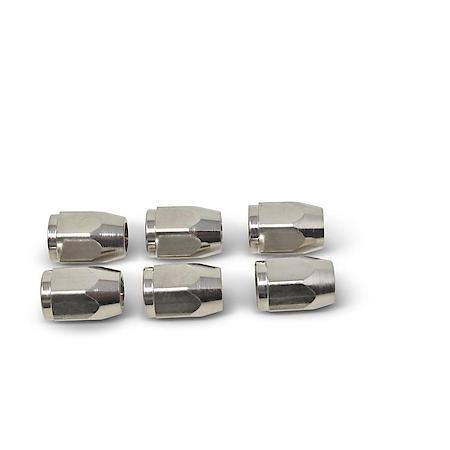 3 AN Tube Nut with Integrated Sleeve Steel Endura Finish Qty: 6