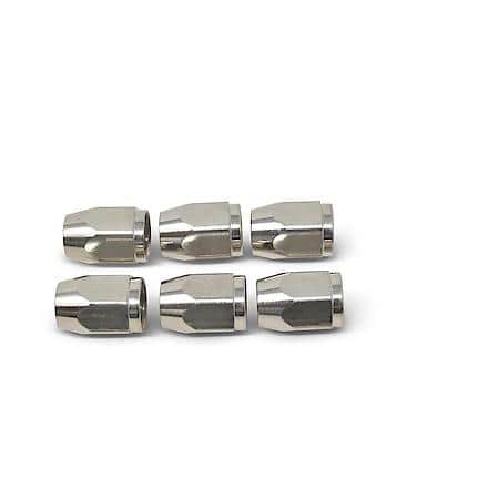 3 AN Tube Nut with Integrated Sleeve Steel Endura Finish Qty: 6