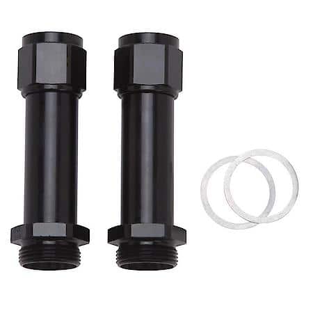 8 AN FeMale To 7/8-20 Male Carb Adapter (3.25") Black Anodized Qty: 2