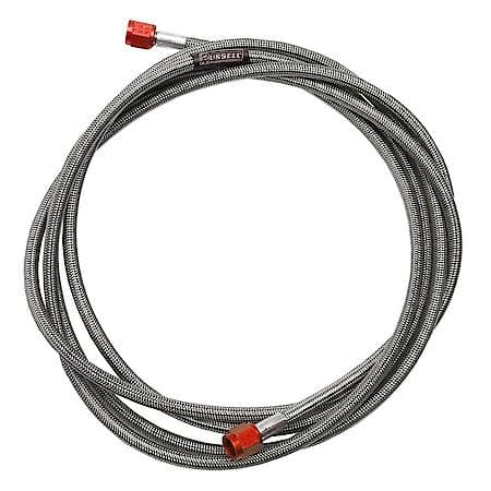 Nitrous Hose No. 3 AN X 1/8in. NPT 2 FT Red