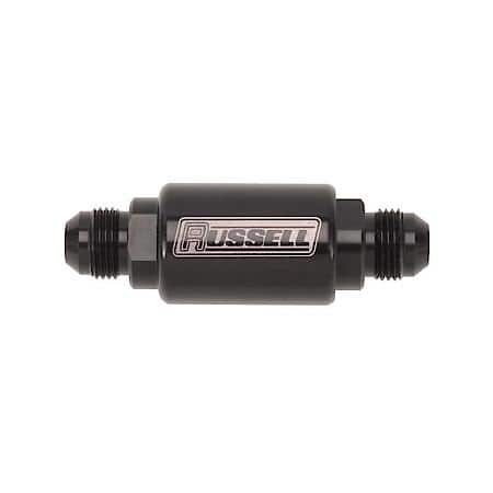CHECK VALVE-8 AN Male To-8 AN Male BLK Anodized