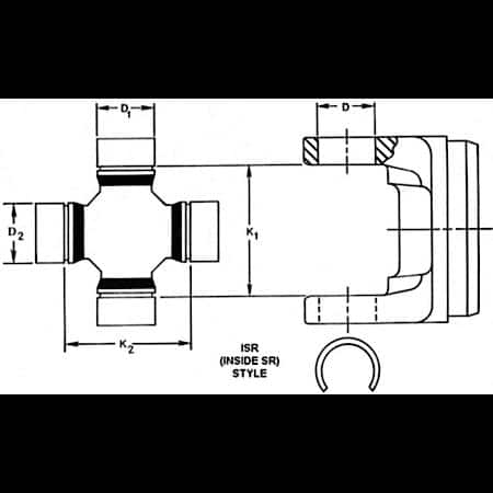 Drive Axle Shaft Universal Joint