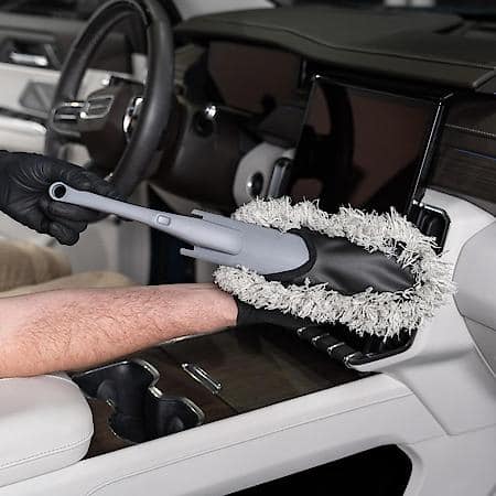 Microfiber Interior Dash Duster, 1 Pack with storage case