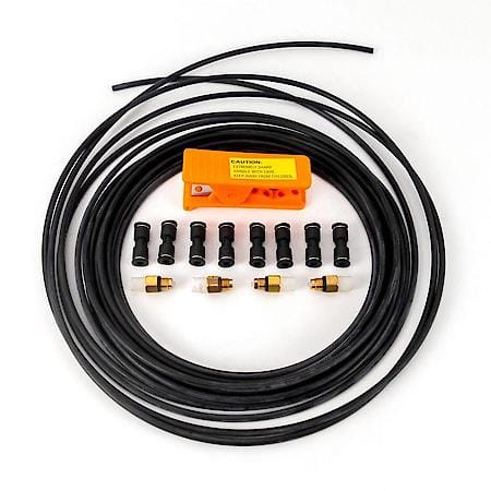Airline Repair Kit - 8x 4mm PTC Union, 9m x 4mm Tubing, 1x Tubing Cutter