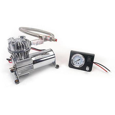 Air Suspension Compressor - Helper Springs with Manual Control