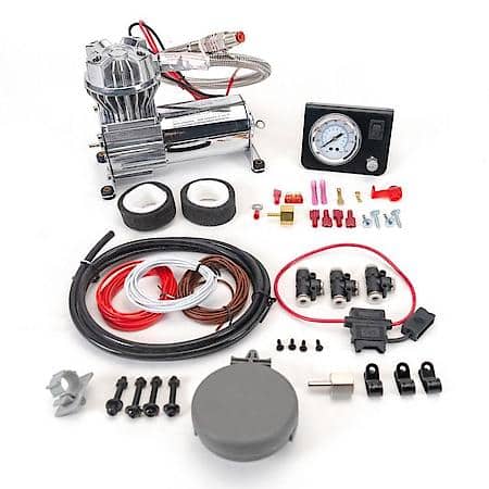 Air Suspension Compressor - Helper Springs with Manual Control