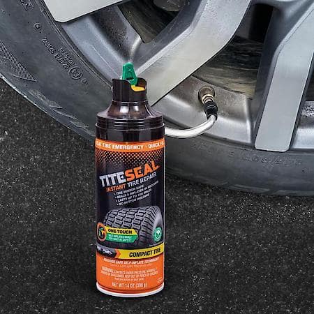 Instant Tire Repair, Compact Tires, 14 oz.