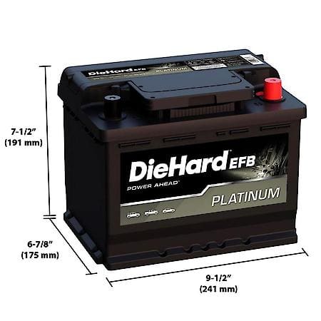 Enhanced Flooded Battery: H5 Group Size, 650 CCA, 110 Minute Reserve Capacity