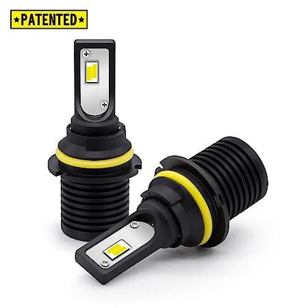 Headlight Bulb: 9004, LED Bulb, 18 Watt, 7.5 To 16 Volt, 6000 Lumens, Set Of 2