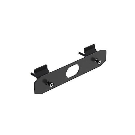 Warning Light Mounting Bracket: Grille Mount, Type FA, Black, Stainless Steel, w/Back Plate & Screws