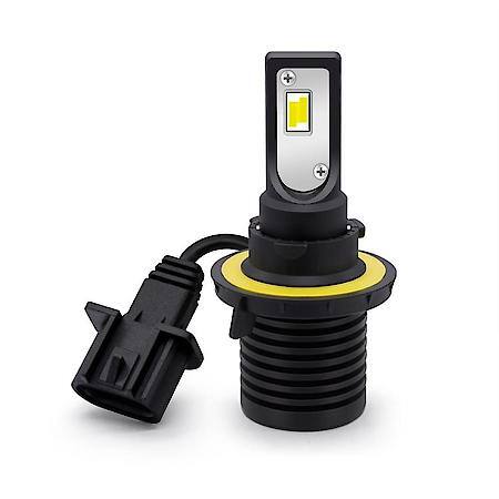 Headlight Bulb: H13, LED Bulb, 18 Watt, 7.5 To 16 Volt, 6000 Lumens, Set Of 2