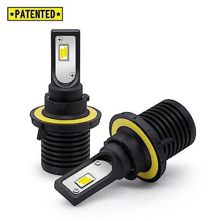 Headlight Bulb: H13, LED Bulb, 18 Watt, 7.5 To 16 Volt, 6000 Lumens, Set Of 2