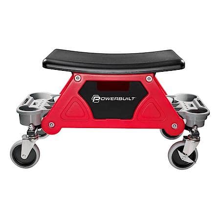 PB HEAVY DUTY ROLLING SEAT WITH ORGANIZER