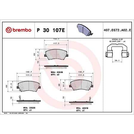 Beyond EV Disc Brake Pad Set - Front