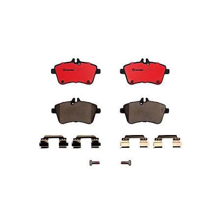 Premium NAO Ceramic OE Equivalent Disc Brake Pad Set - Front