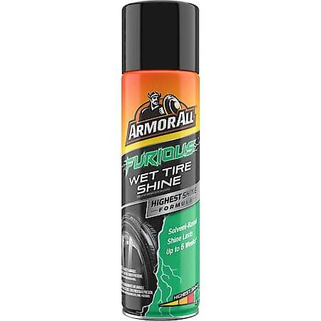 Furious Wet Tire Shine, High-Gloss Wet Look Finish, 15 oz.