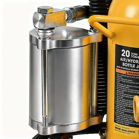 Welded Pneumatic Air Hydraulic Car Bottle Jack with Aluminum Alloy Pump Orange