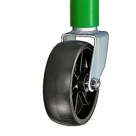 1000LB Green Trailer Jack w Wheel, HD Swivel, 10" Lift, Bolt-on Trailer Tongue