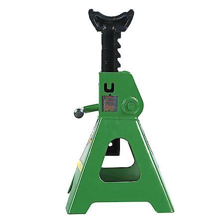 3T (6,600LB) Jack Stands, with Adj Lock Car Jack Stand, Green, 2 Pk