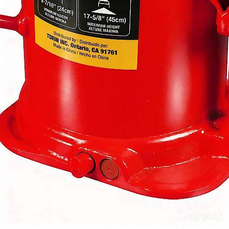 Welded Hydraulic Car Bottle Jack for Auto Repair and House Lift, 20 Ton,Red