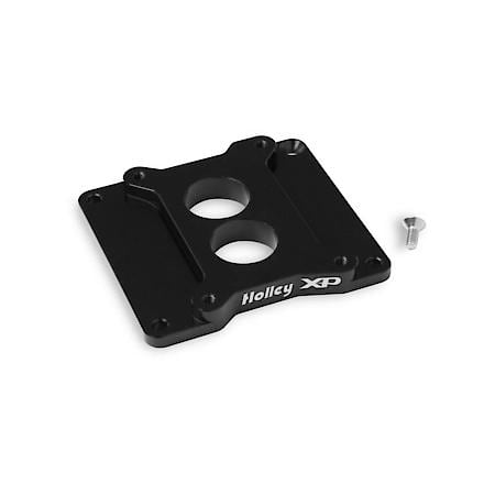 Carburetor Adapter Plate - Black Anodized Billet