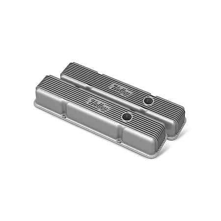Valve Covers - Vintage Series - Finned - SBC - Natural