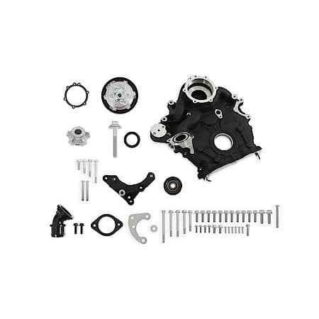 Godzilla High-Mount Accessory Drive - OE Oiling System - Base Kit - Black