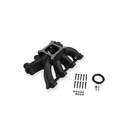 Single Plane Split-Design Race Intake Manifold- GM LS1/LS2/LS6- Black