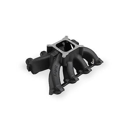 Single Plane Split-Design Race Intake Manifold- GM LS1/LS2/LS6- Black