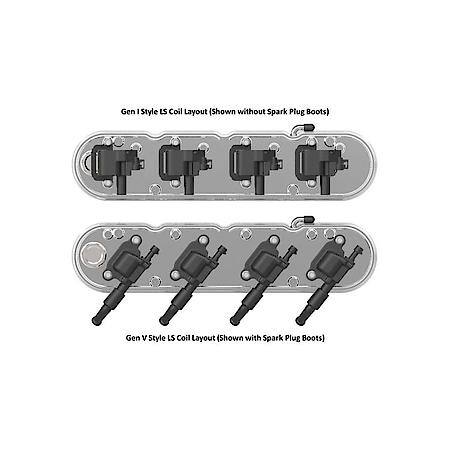 2-Piece "Chevrolet" Script Valve Cover - Gen III/IV LS - Polished