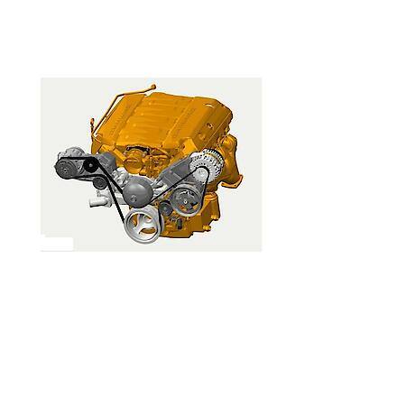 Complete GM Gen V LT, L83, L84, L86, and L87 Accessory Drive System