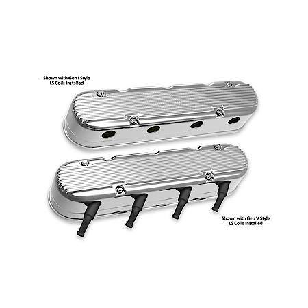2-Piece Finned Valve Cover - Gen III/IV LS - Polished