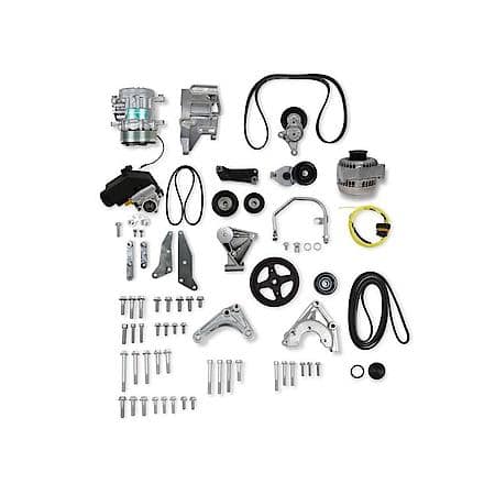 Low Mount LSA Accessory Drive Bracket Kit - Complete - Natural