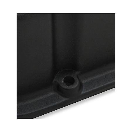 M/T Valve Covers - Vintage Style - Finned - BBC - Satin Black