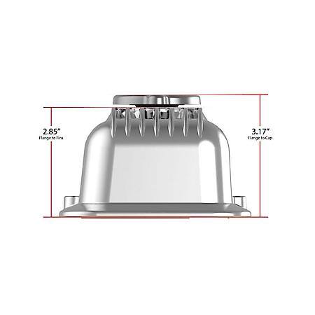 Valve Covers - Muscle Series - Finned - SBC - Polished
