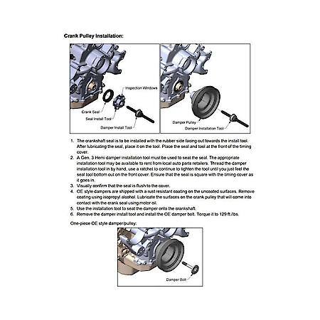 Crankshaft Seal Installation Tool